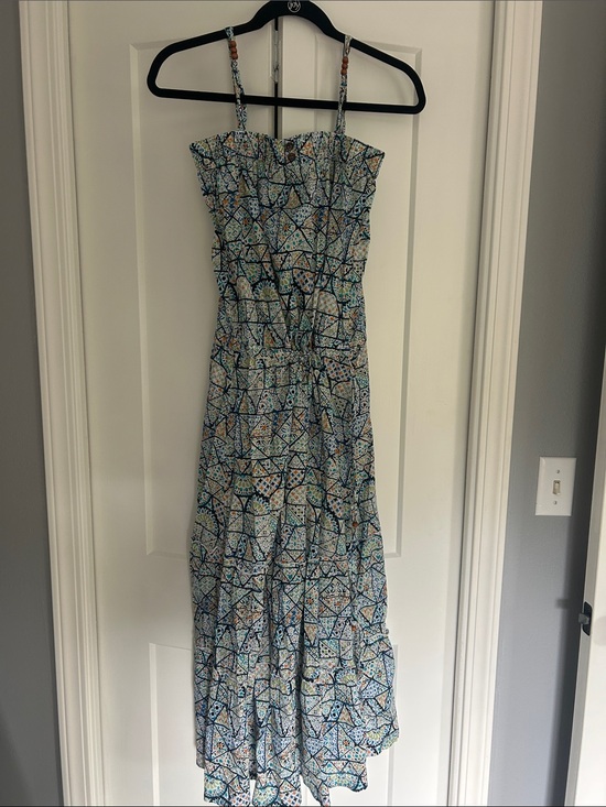 Mavi Dresses & Skirts - Mavi Multicolor Geometric Print Sundress with Spaghetti Straps